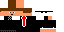 Minecraft skin texture, 64x32 legacy pixels