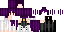 Minecraft skin texture, 64x32 legacy pixels