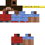 Minecraft skin texture, 64x64 pixels