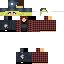 Minecraft skin texture, 64x64 pixels