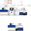Minecraft skin texture, 64x64 pixels
