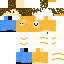 Minecraft skin texture, 64x64 pixels
