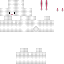 Slim Minecraft skin texture, 64x64 pixels