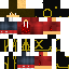 Minecraft skin texture, 64x64 pixels