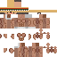 Minecraft skin texture, 64x64 pixels
