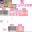 Minecraft skin texture, 64x64 pixels