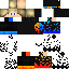 Minecraft skin texture, 64x64 pixels