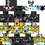 Minecraft skin texture, 64x64 pixels