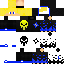 Minecraft skin texture, 64x64 pixels