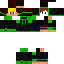 Minecraft skin texture, 64x64 pixels