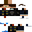 Minecraft skin texture, 64x64 pixels