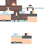 Minecraft skin texture, 64x64 pixels