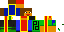 Minecraft skin texture, 64x32 legacy pixels
