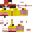 Minecraft skin texture, 64x64 pixels