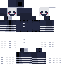 Minecraft skin texture, 64x64 pixels