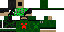 Minecraft skin texture, 64x32 legacy pixels