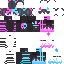 Minecraft skin texture, 64x64 pixels