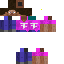 Minecraft skin texture, 64x64 pixels