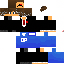 Minecraft skin texture, 64x64 pixels