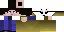 Minecraft skin texture, 64x32 legacy pixels
