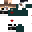 Minecraft skin texture, 64x64 pixels
