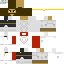 Minecraft skin texture, 64x64 pixels