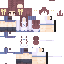 Minecraft skin texture, 64x64 pixels
