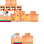 Minecraft skin texture, 64x64 pixels