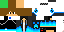 Minecraft skin texture, 64x32 legacy pixels
