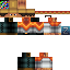 Minecraft skin texture, 64x64 pixels