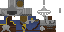 Minecraft skin texture, 64x32 legacy pixels