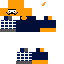 Minecraft skin texture, 64x64 pixels