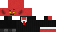 Minecraft skin texture, 64x32 legacy pixels