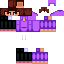 Minecraft skin texture, 64x64 pixels