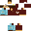 Minecraft skin texture, 64x64 pixels