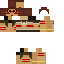 Minecraft skin texture, 64x64 pixels