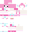 Pink Minecraft skin texture, 64x64 pixels