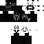 Minecraft skin texture, 64x64 pixels