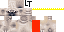 Minecraft skin texture, 64x32 legacy pixels