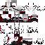 Gray Minecraft skin texture, 64x64 pixels