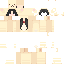 Minecraft skin texture, 64x64 pixels