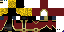 Minecraft skin texture, 64x32 legacy pixels