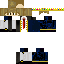 Minecraft skin texture, 64x64 pixels