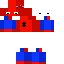 Minecraft skin texture, 64x64 pixels