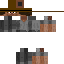 Minecraft skin texture, 64x64 pixels