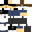 Minecraft skin texture, 64x64 pixels