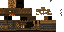 Minecraft skin texture, 64x32 legacy pixels