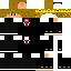 Minecraft skin texture, 64x64 pixels