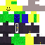 Minecraft skin texture, 64x64 pixels