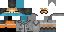 Minecraft skin texture, 64x32 legacy pixels